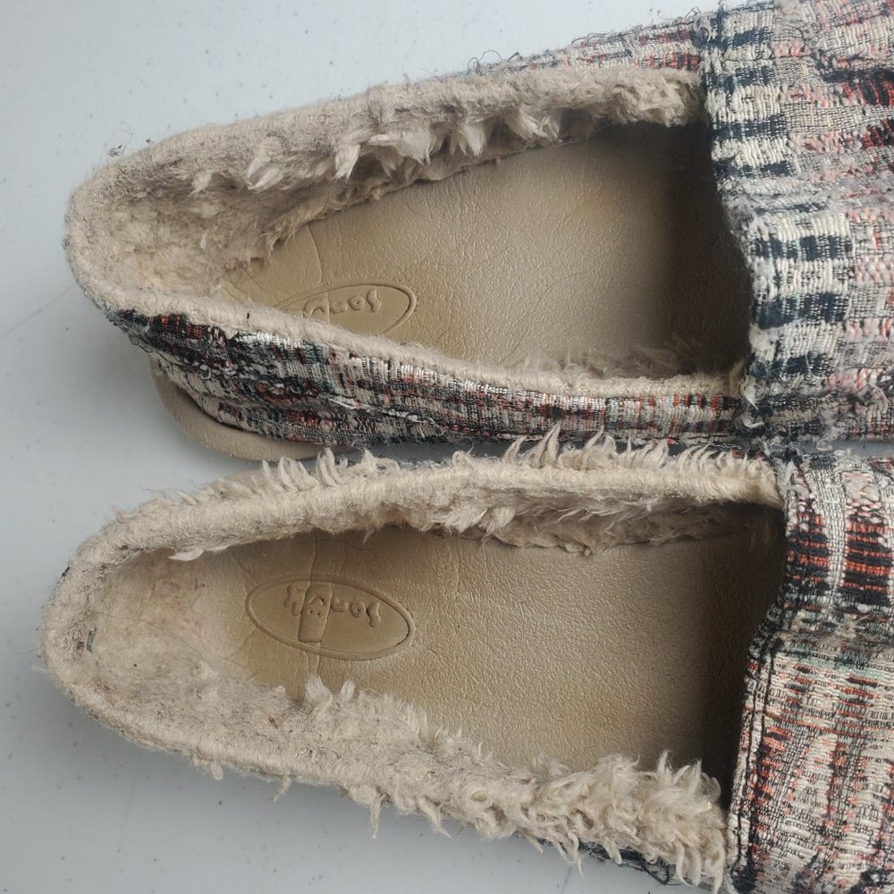 SOLD Sanuk Fur Lined Slip-on Shoes Coloful Women's Size 9 - Picture 3 of 9